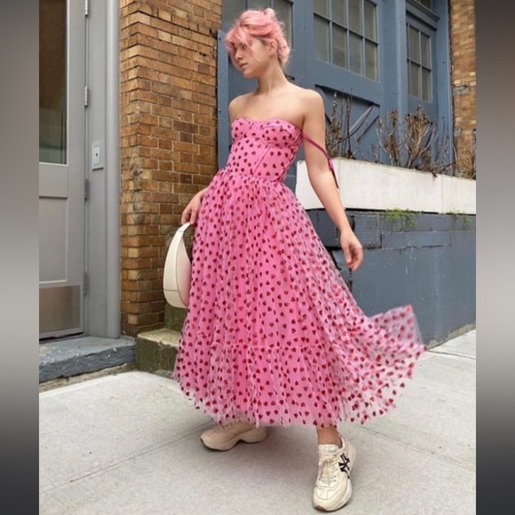 Betsey Johnson Dresses & Skirts - Pink Viral Hard to find Betsey Johnson Tulle Glitter Hearst Dress New size 14